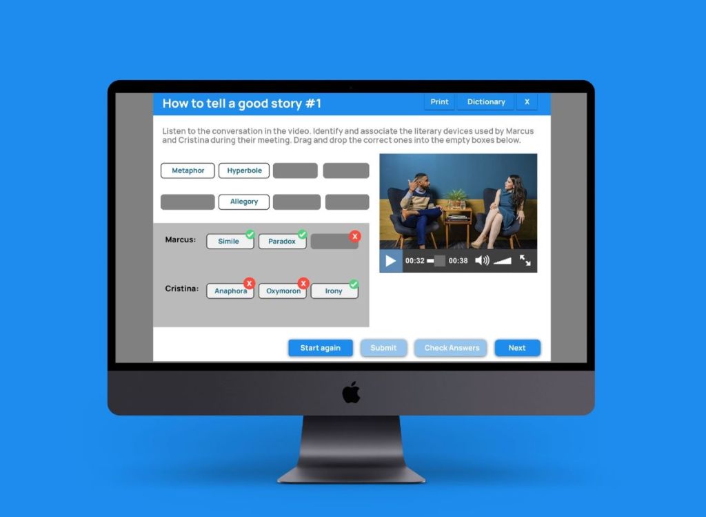 e-learning authoring tools avallain for english language teachers