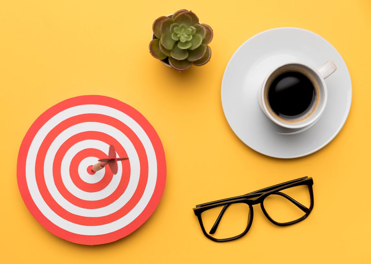 bloom's taxonomy in elt picture with target board